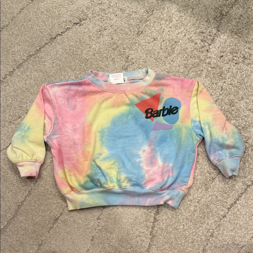 Barbie Pastel Tie-Dye Sweatshirt